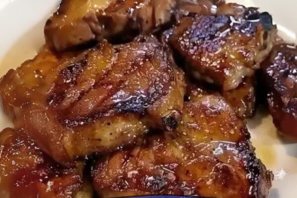 Juicy and tender Brown Sugar Chops caramelized with a sweet and savory glaze.