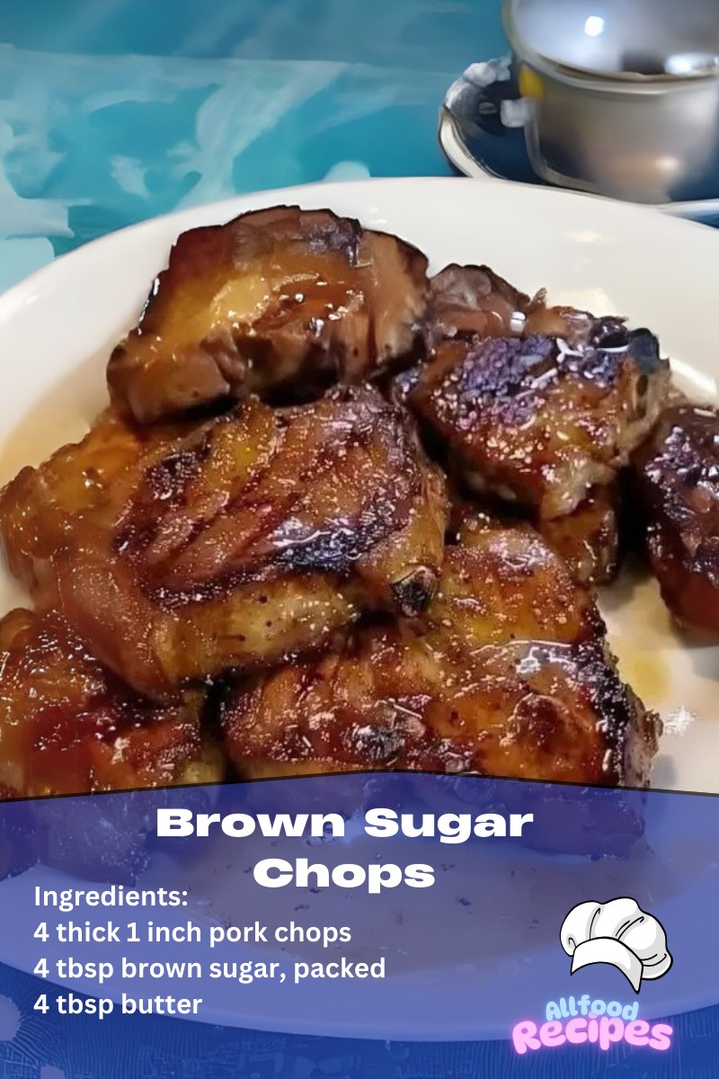 Juicy and tender Brown Sugar Chops caramelized with a sweet and savory glaze.