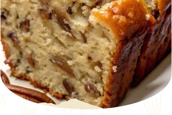 Moist and buttery Sweet Alabama Pecan Bread loaded with crunchy pecans and rich flavor.