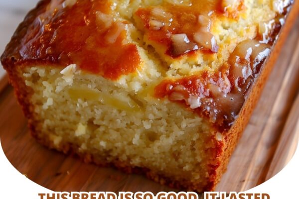 Moist and flavorful Pineapple Quick Bread with a tropical twist, perfect for any occasion.