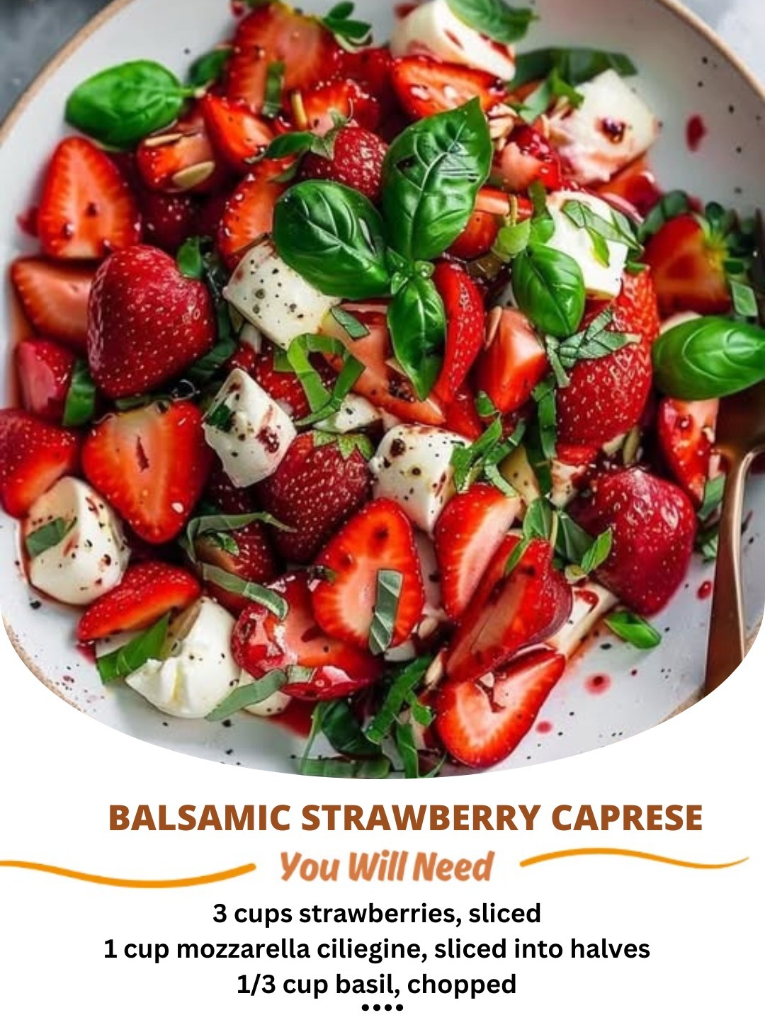 Balsamic Strawberry Caprese