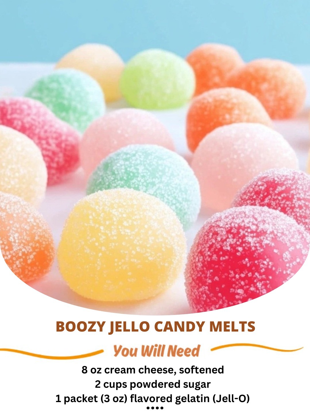 Boozy Jello Candy Melts Recipe