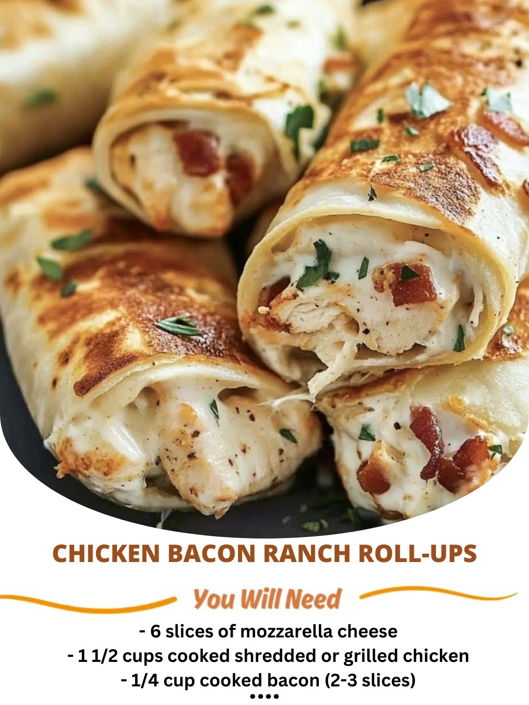 Chicken Bacon Ranch Roll-Ups