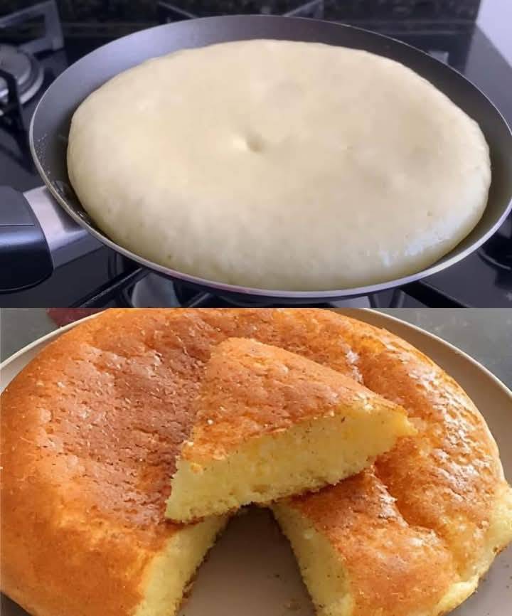 Cornstarch Bread Made in a Frying Pan