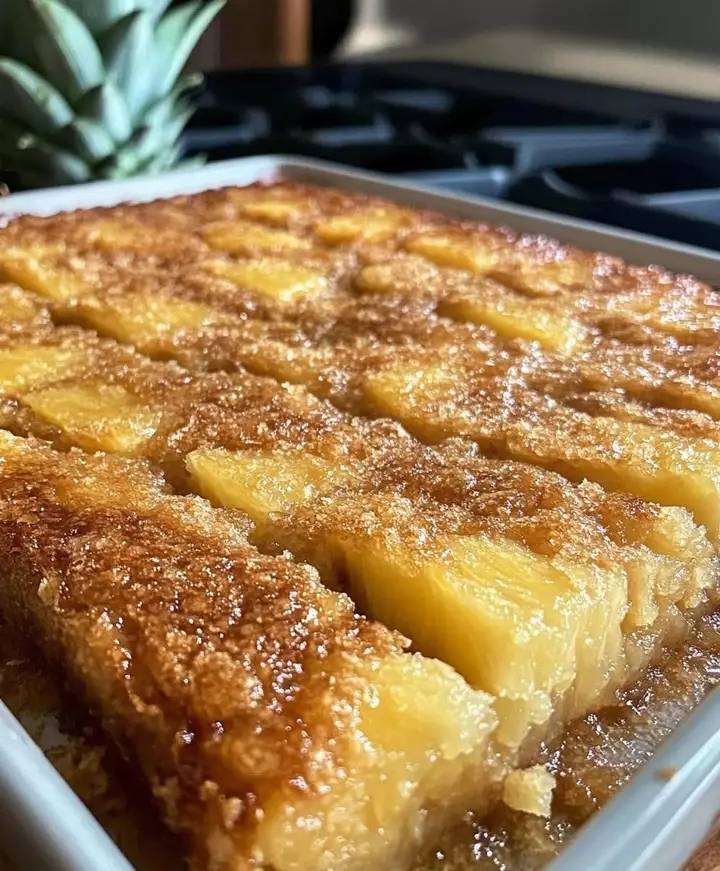 Easiest Pineapple Bake