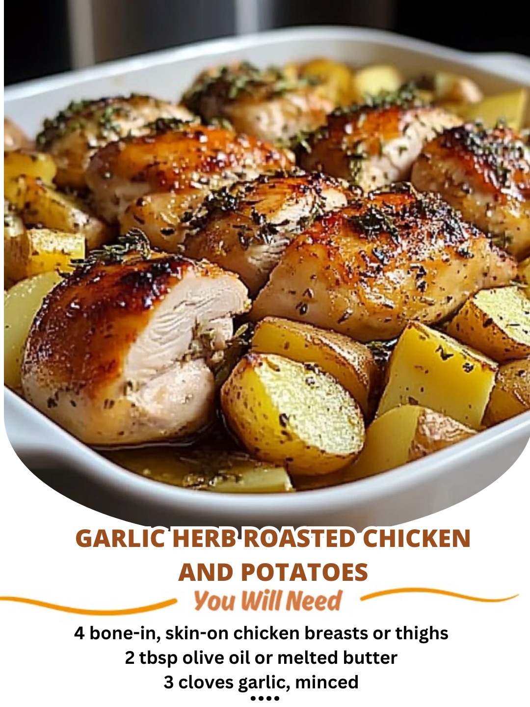 Garlic Herb Roasted Chicken and Potatoes