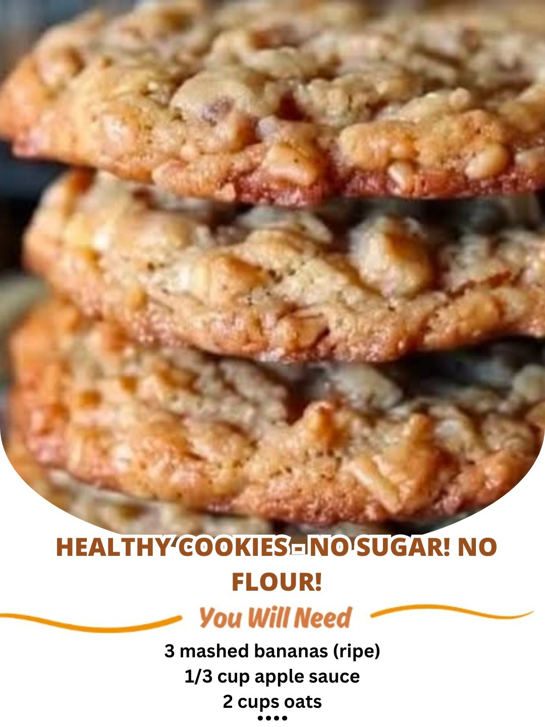 Healthy Cookies – No Sugar