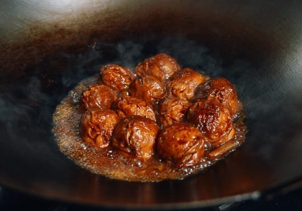 Meat Stuffed Gluten Balls Recipe