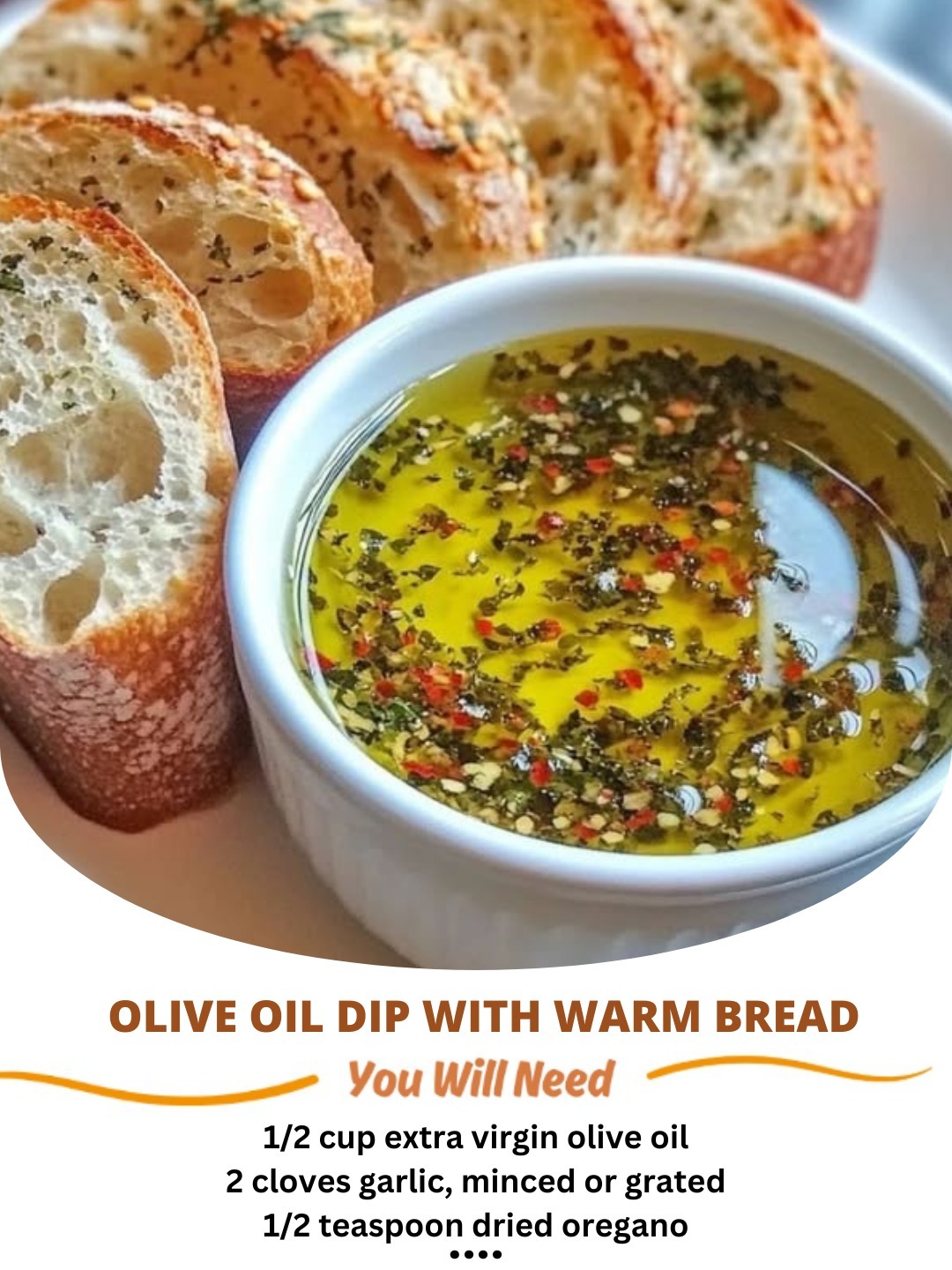 Olive Oil Dip with Warm Bread