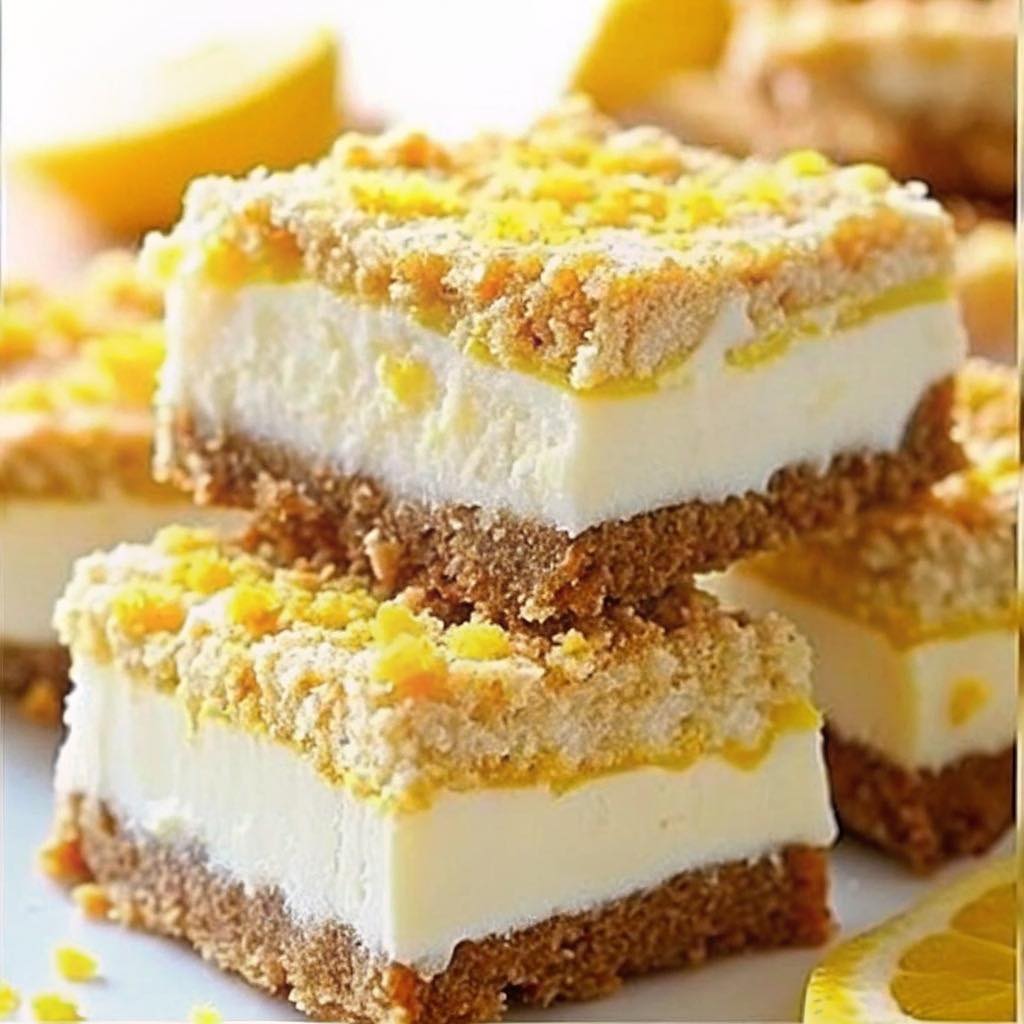 Lemon Cheesecake Squares