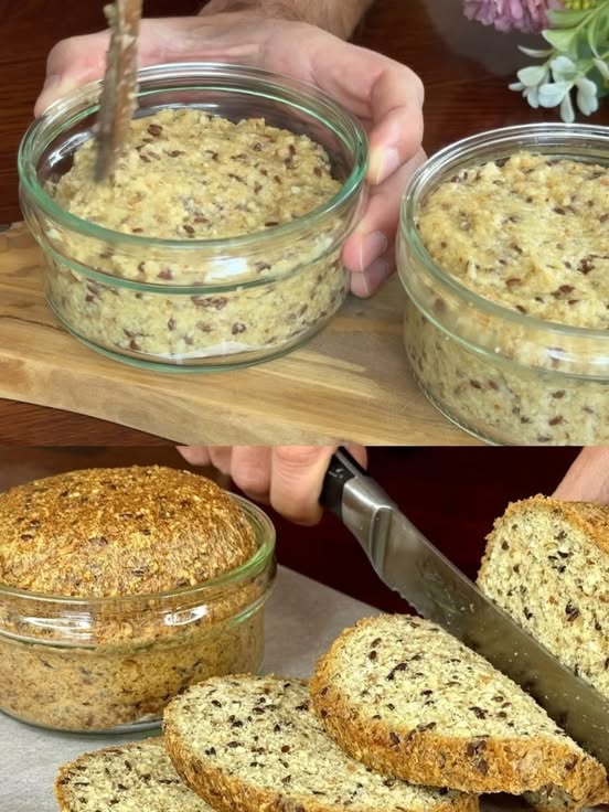 I don’t eat white flour! Bread in a jar in a minute! No yeast, no sugar