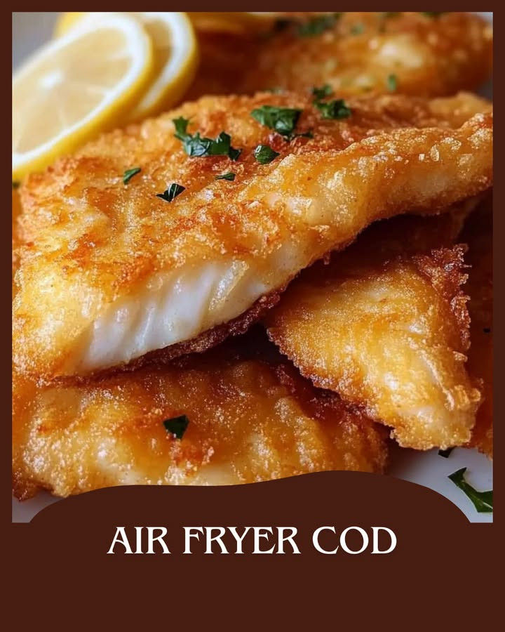 This Air Fryer Cod is perfect for busy weeknights! It’s so easy to make