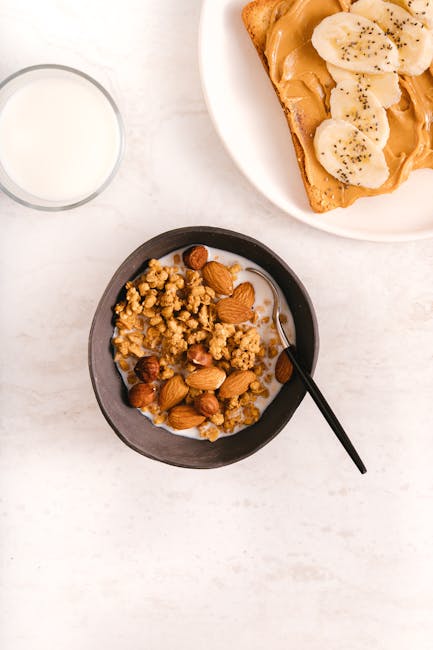 Cereal-coated breakfast burger with peanut butter glaze