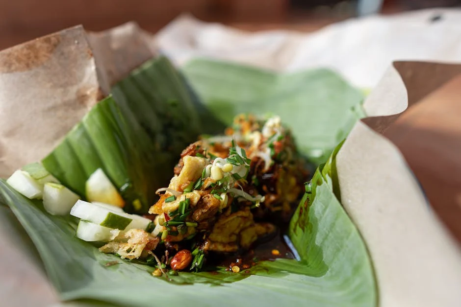 Crispy tofu stir-fry with spicy peanut sauce