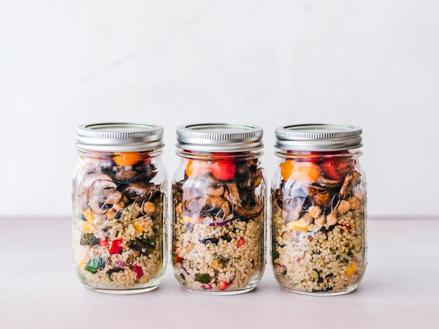 Zesty quinoa salad with roasted chickpeas