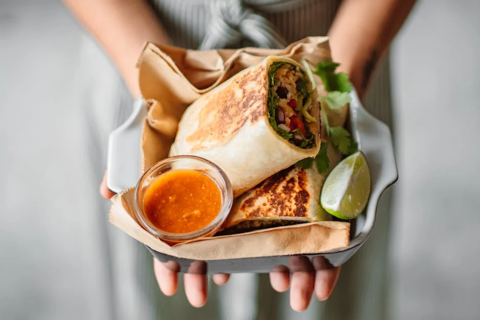 philly cheese steak wrap easy lunch idea with spicy peppers