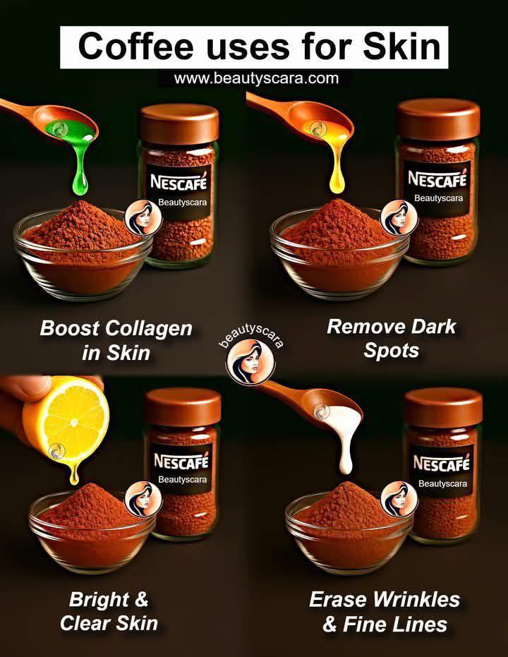 Natural Nescaf� Face Masks for Radiant