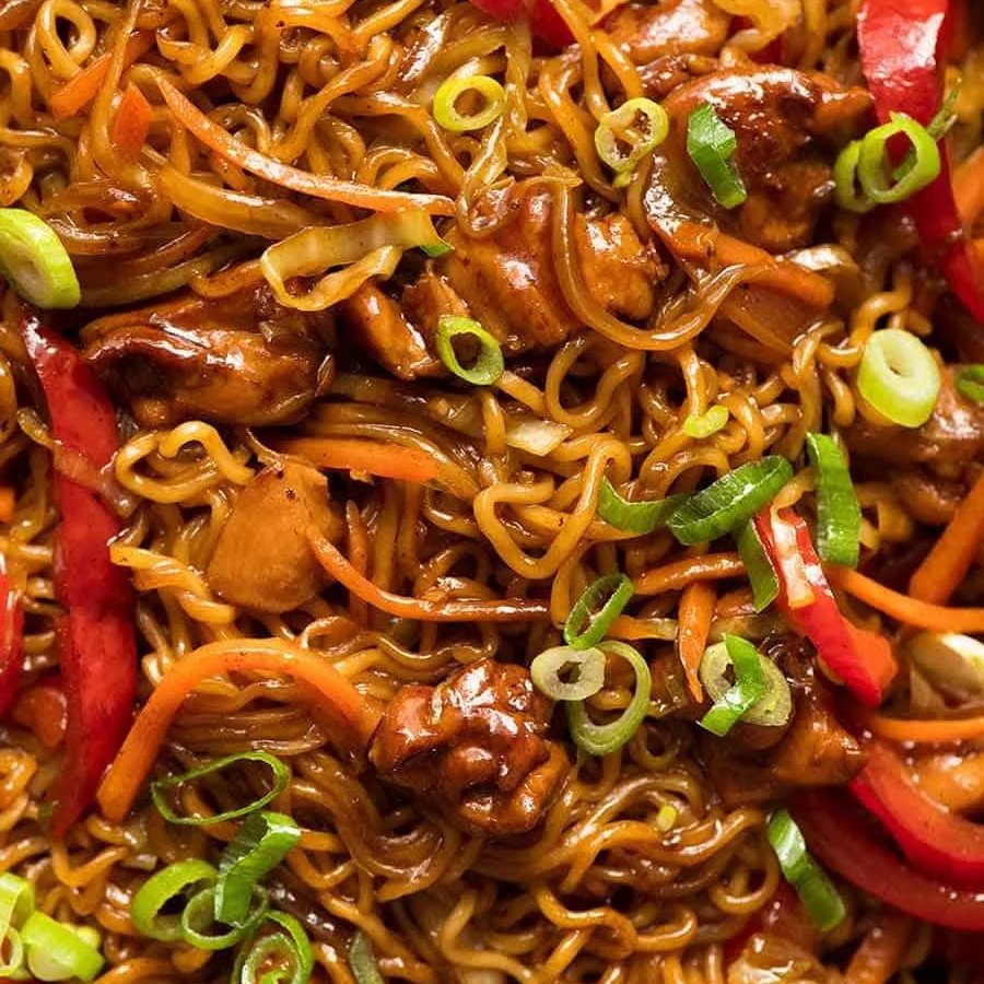 Chicken Vegetable Ramen Noodles