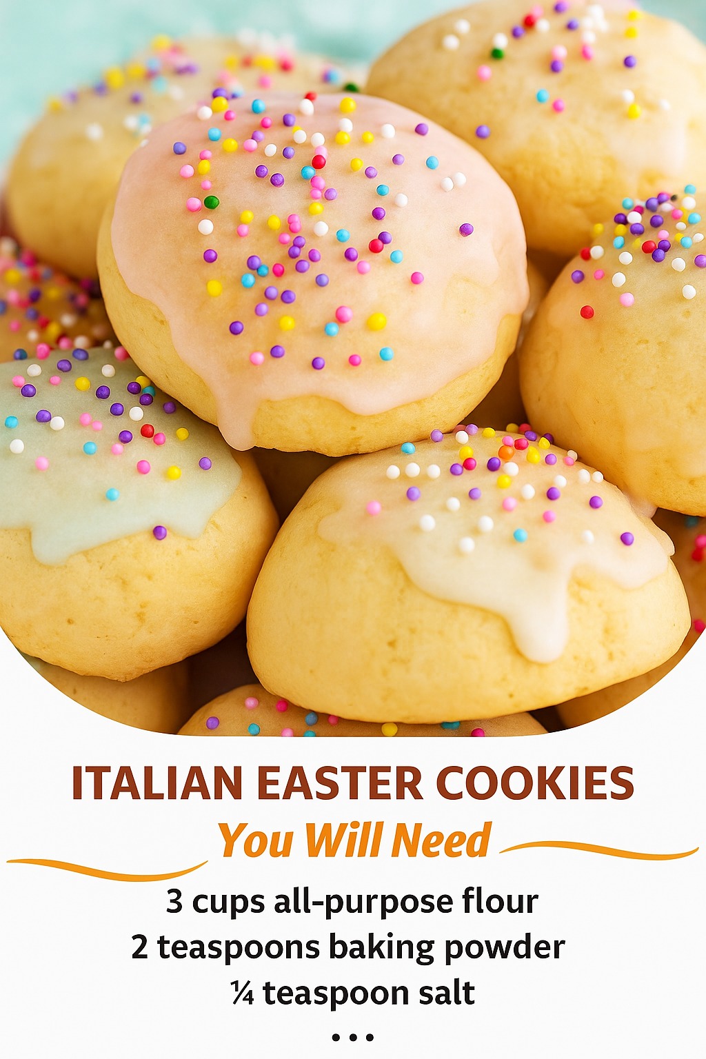 Italian Easter Cookies (Uncinetti)