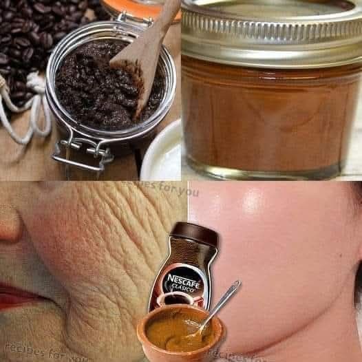 Coffee is a million times more powerful than Botox / Collagen to remove wrinkles and fine lines