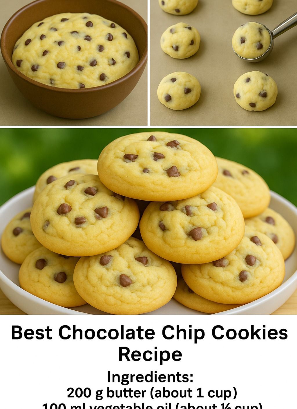 Best Chocolate Chip Cookies Recipe
