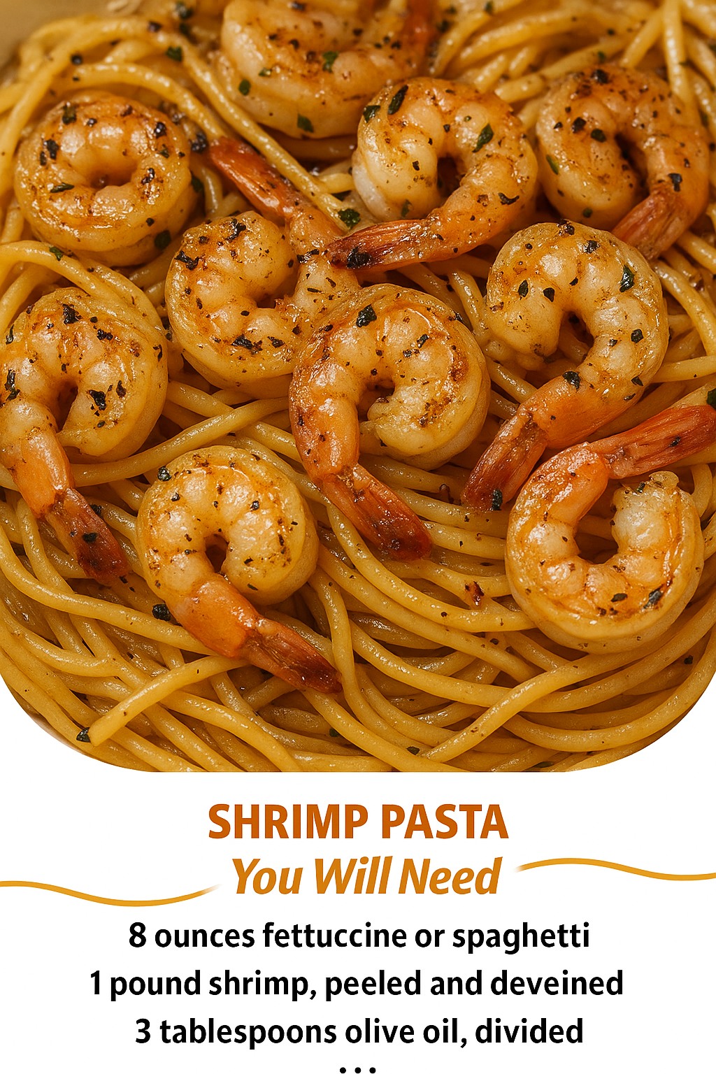 Creamy Garlic Shrimp Pasta