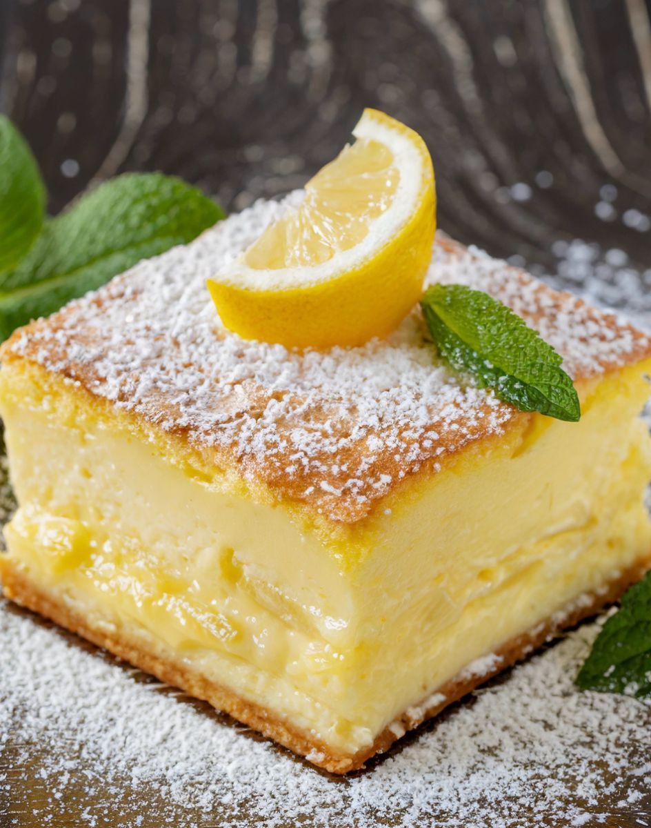 lemon custard cake