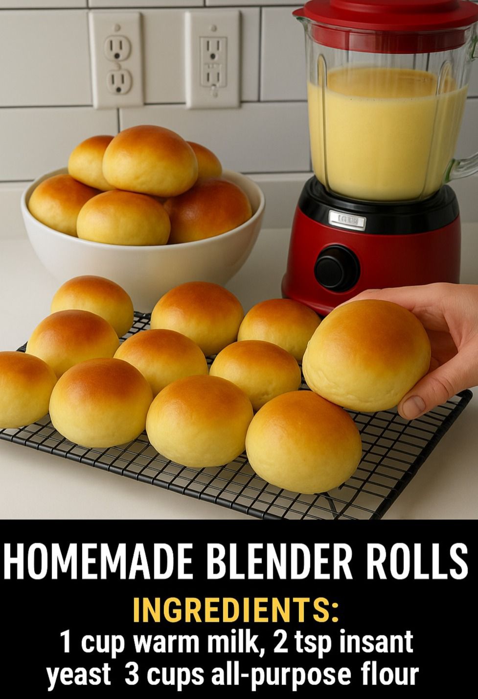 Blender Bread Rolls
