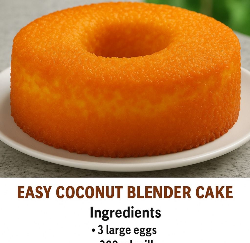 Easy Coconut Blender Cake