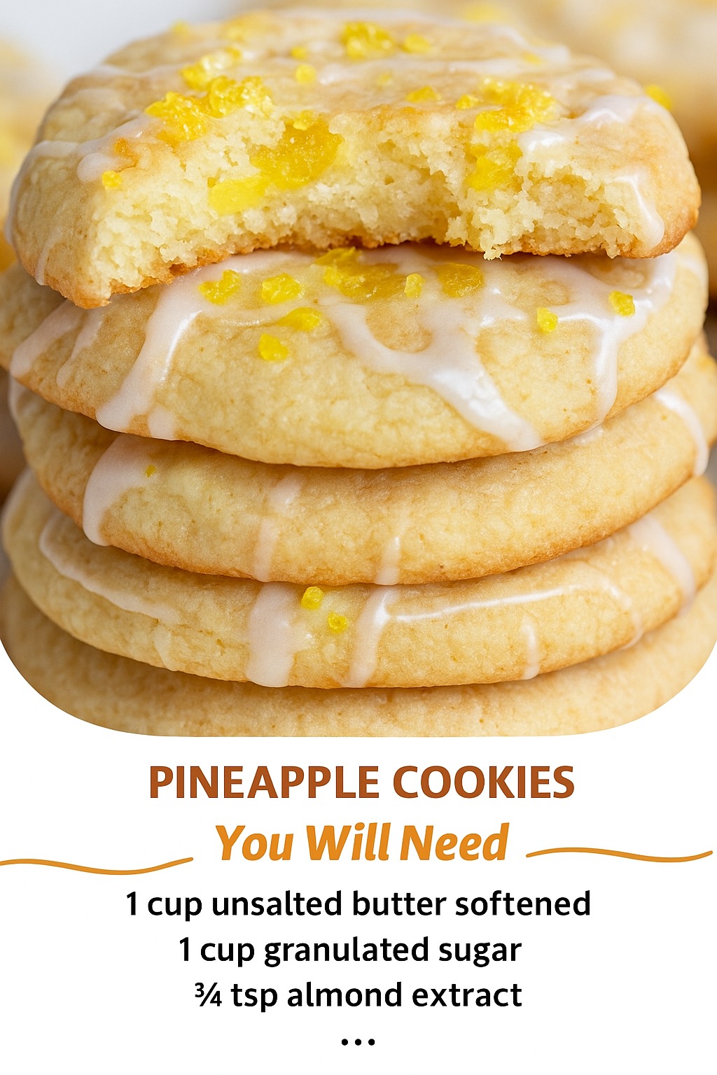 Pineapple Cookies