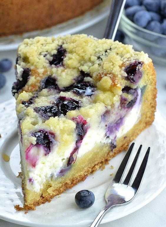 Blueberry Cream Cheese Coffee Cake
