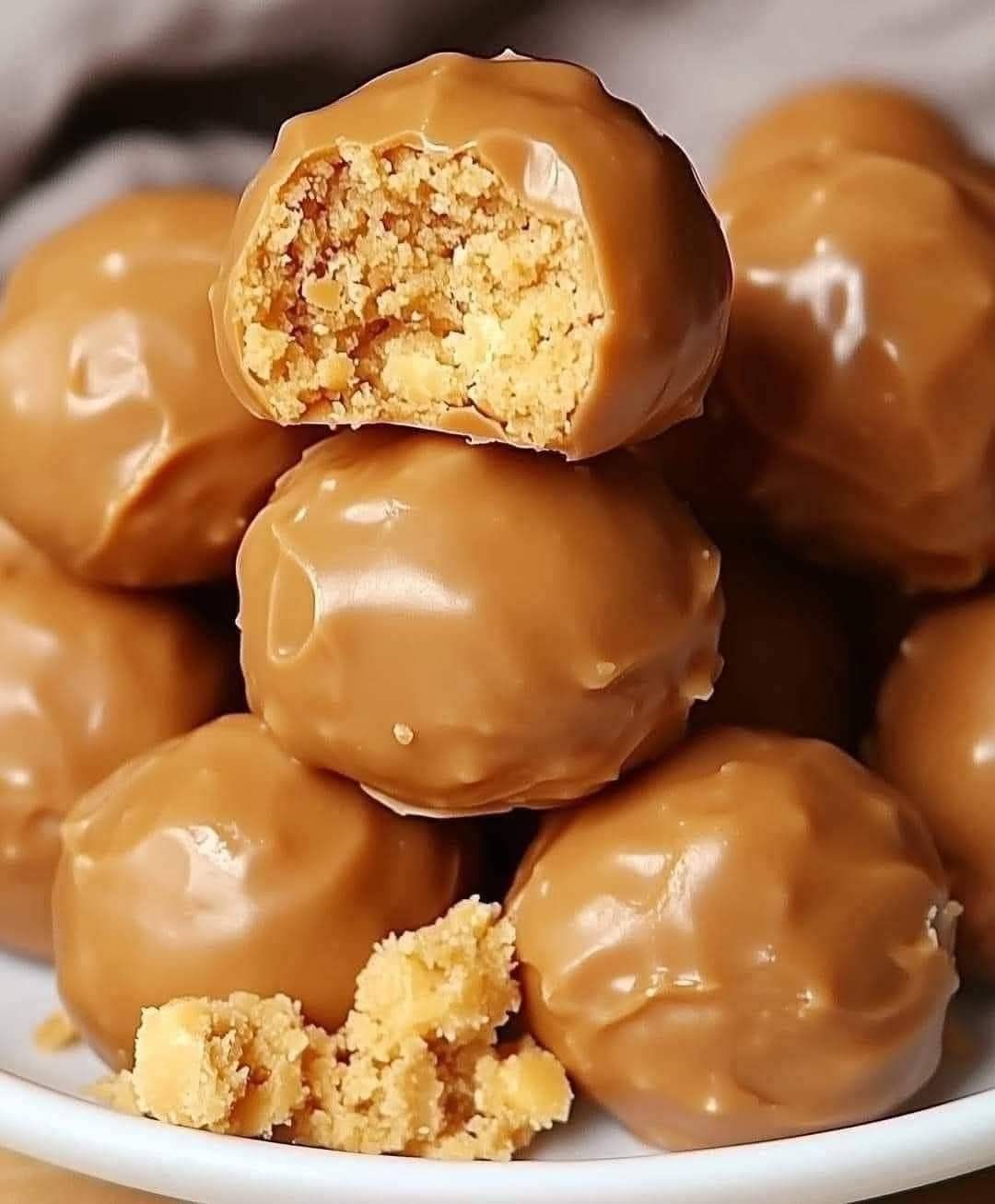 Homemade Butterfinger Balls