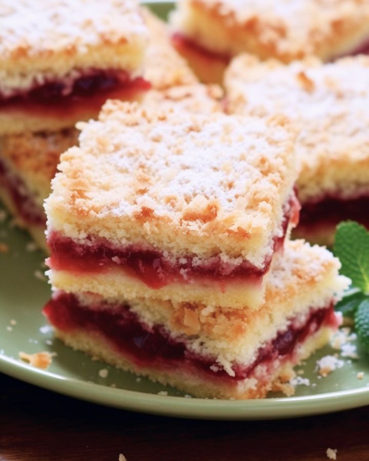 Raspberry Stick Coconut Cut Recipe