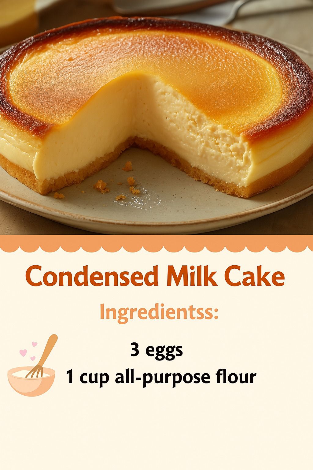 Condensed Milk Cake