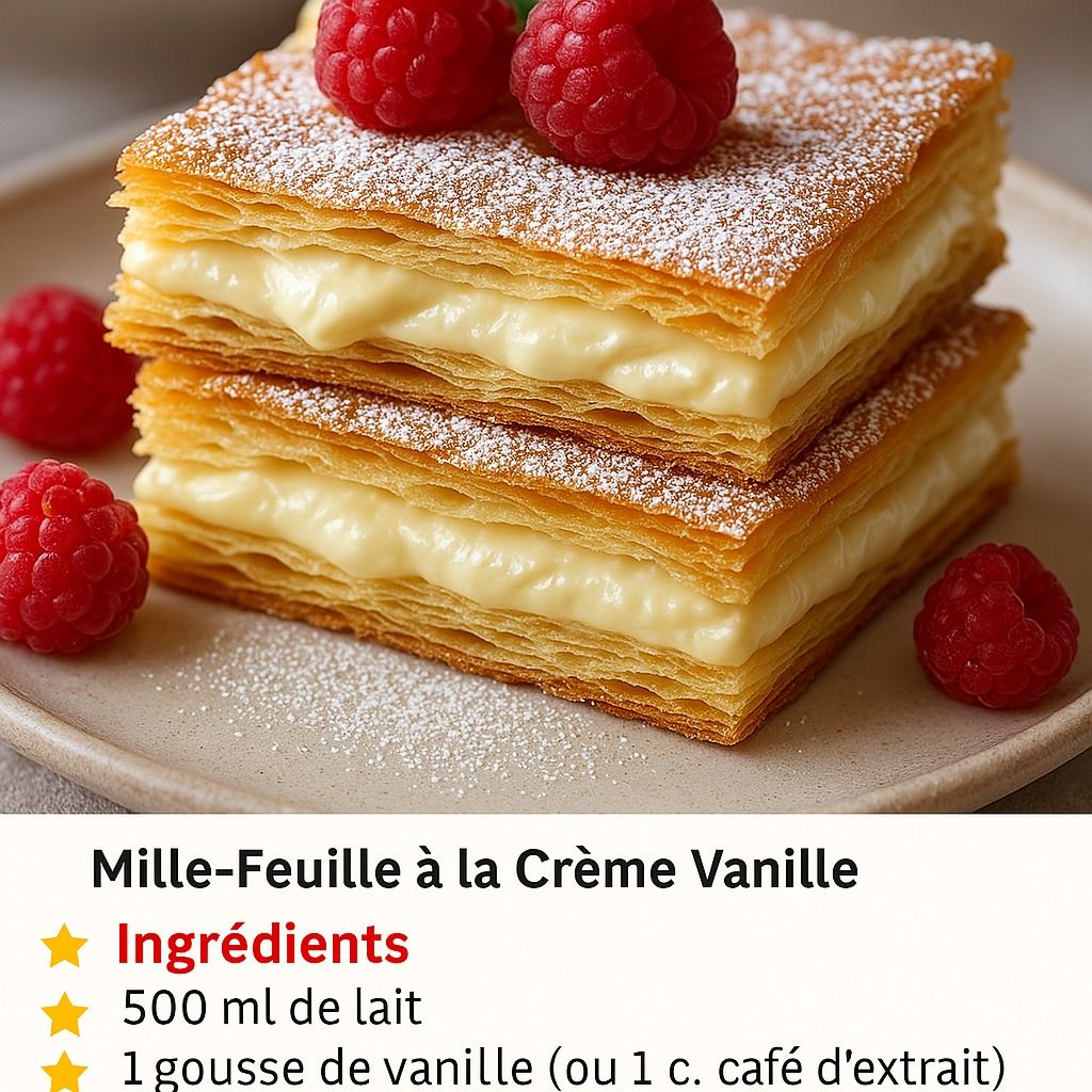 Thousand-Leaf with Vanilla Cream