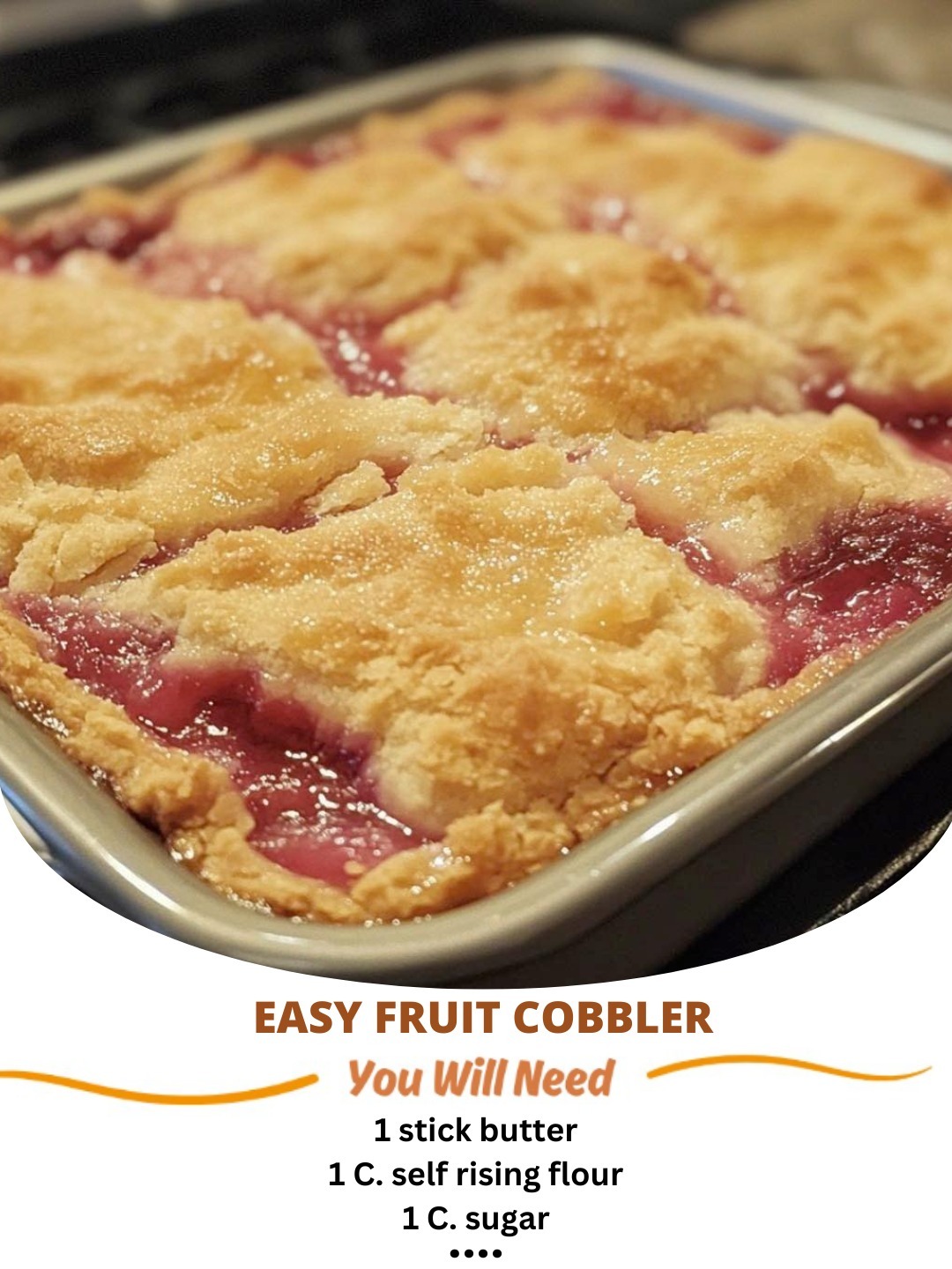 Easy Fruit Cobbler