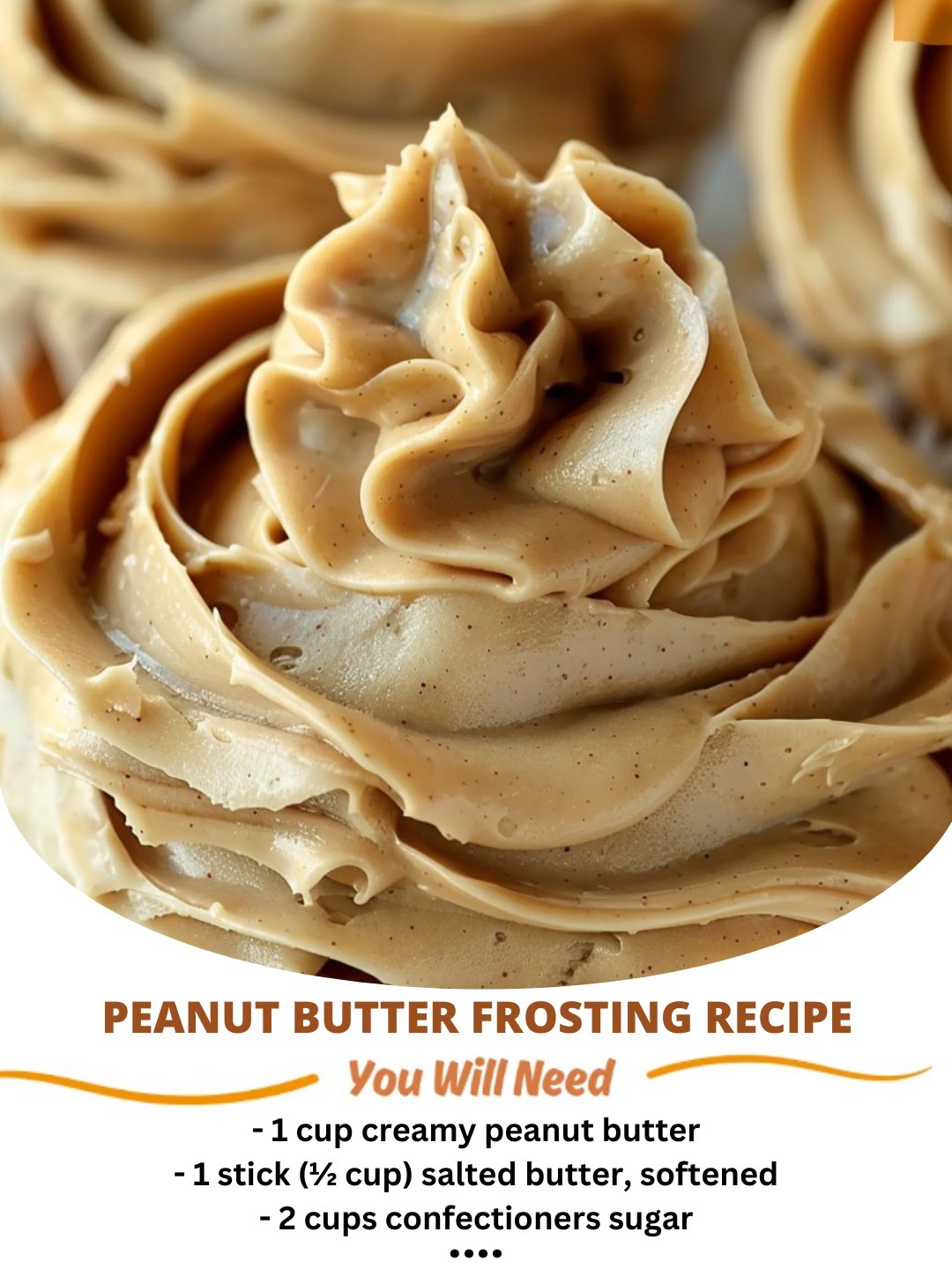 Peanut Butter Frosting Recipe