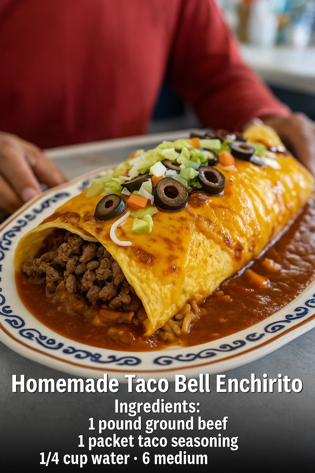 Homemade Taco Bell Enchirito