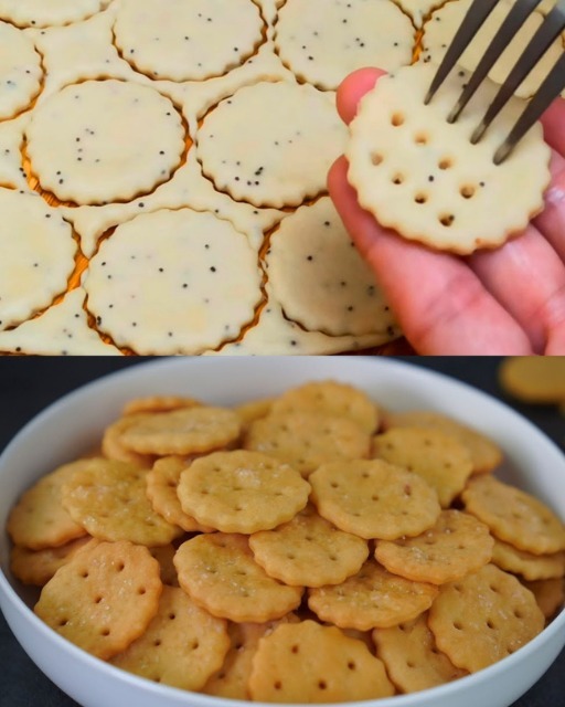 Salt Crackers & Salt cookies! Without egg and without butter!
