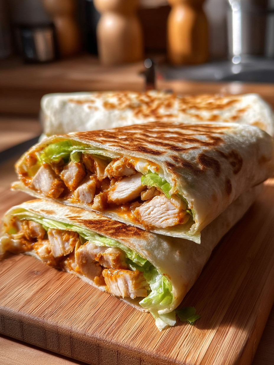 Buffalo Chicken Crunch Wraps