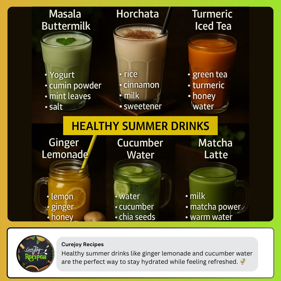 healthy summer drinks