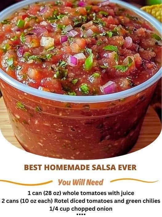 Best Homemade Salsa Ever