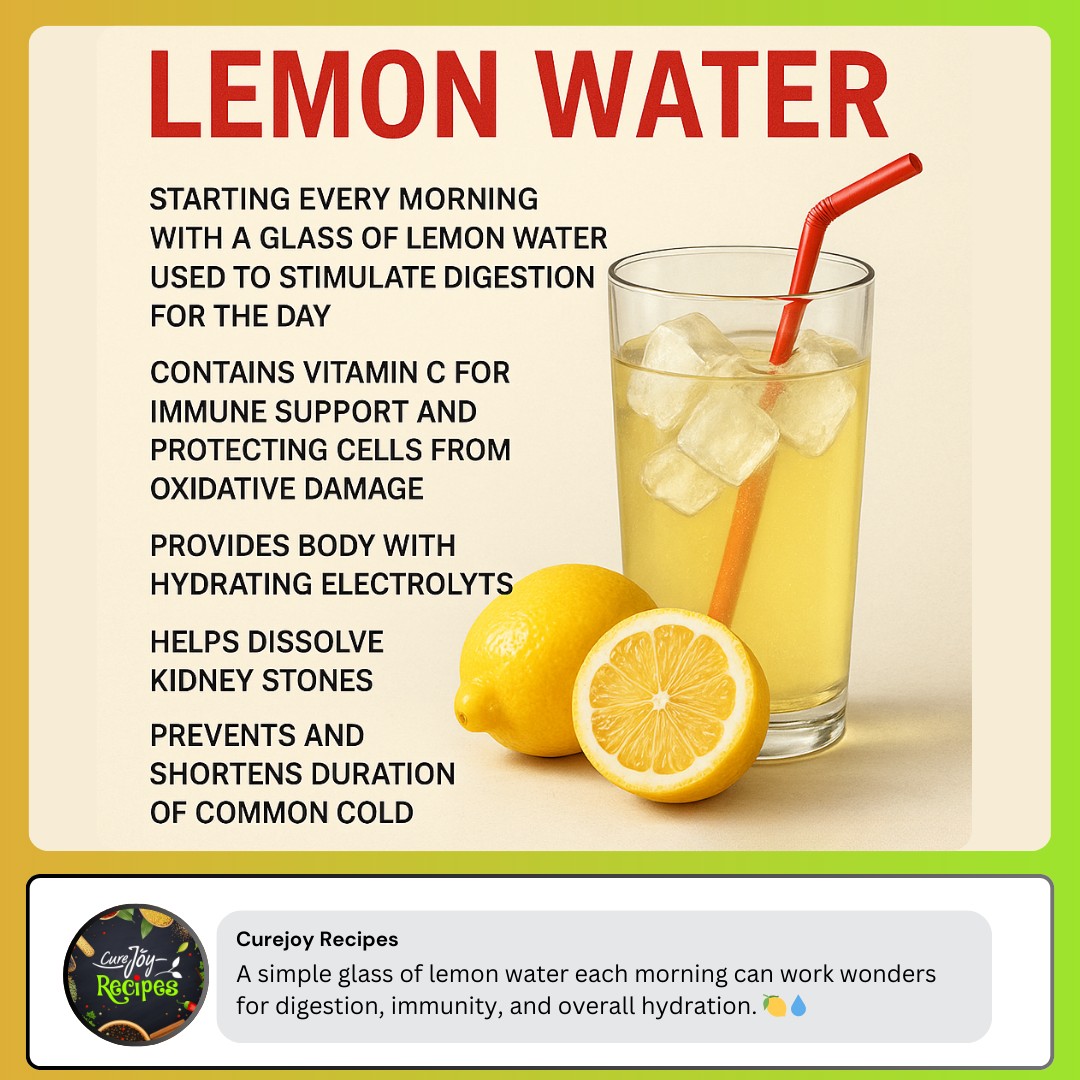 Starting your day with lemon water isn’t just refreshing