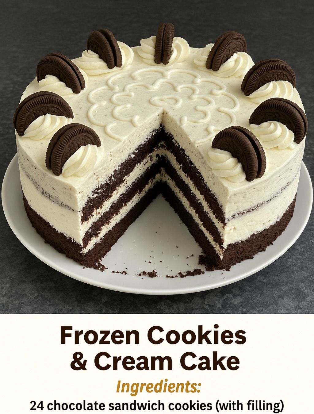Frozen Oreo Cake