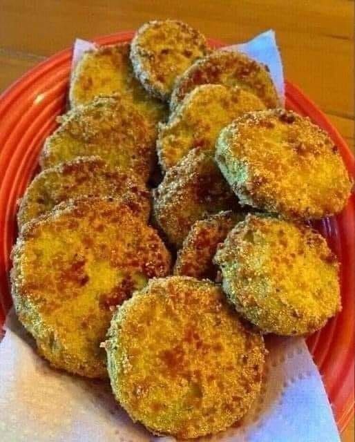 Browned green tomatoes