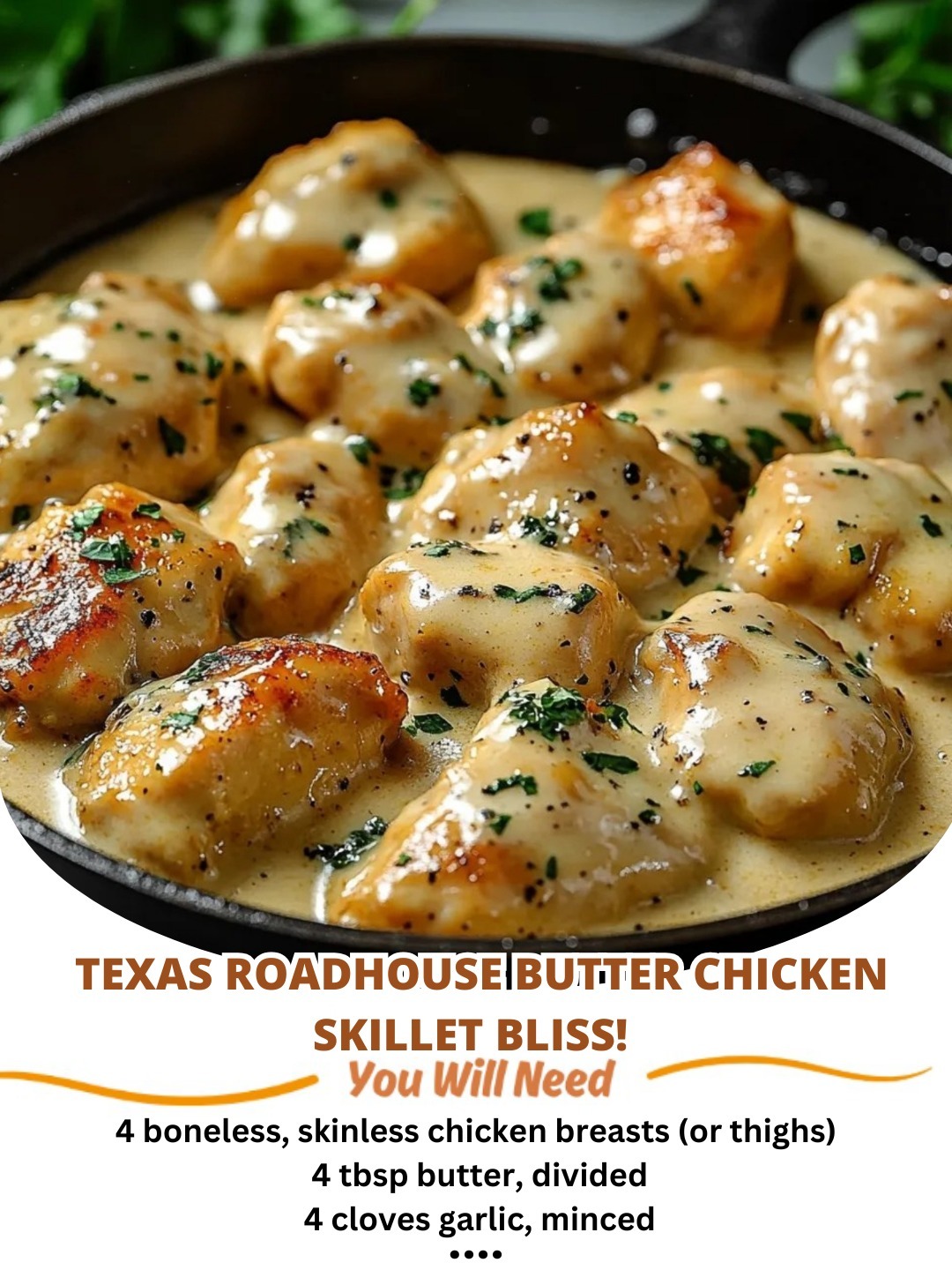 Texas Roadhouse Butter Chicken Skillet Bliss!