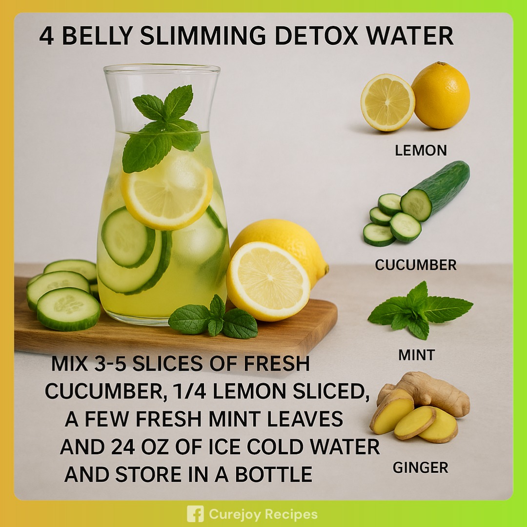 4 belly slimming detox water