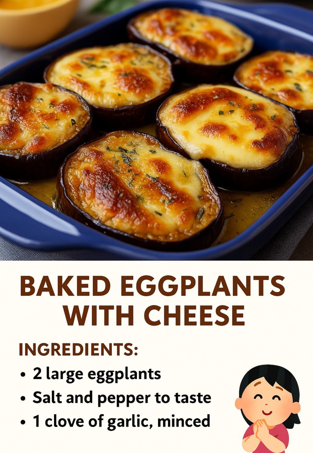 Baked Eggplants with Cheese