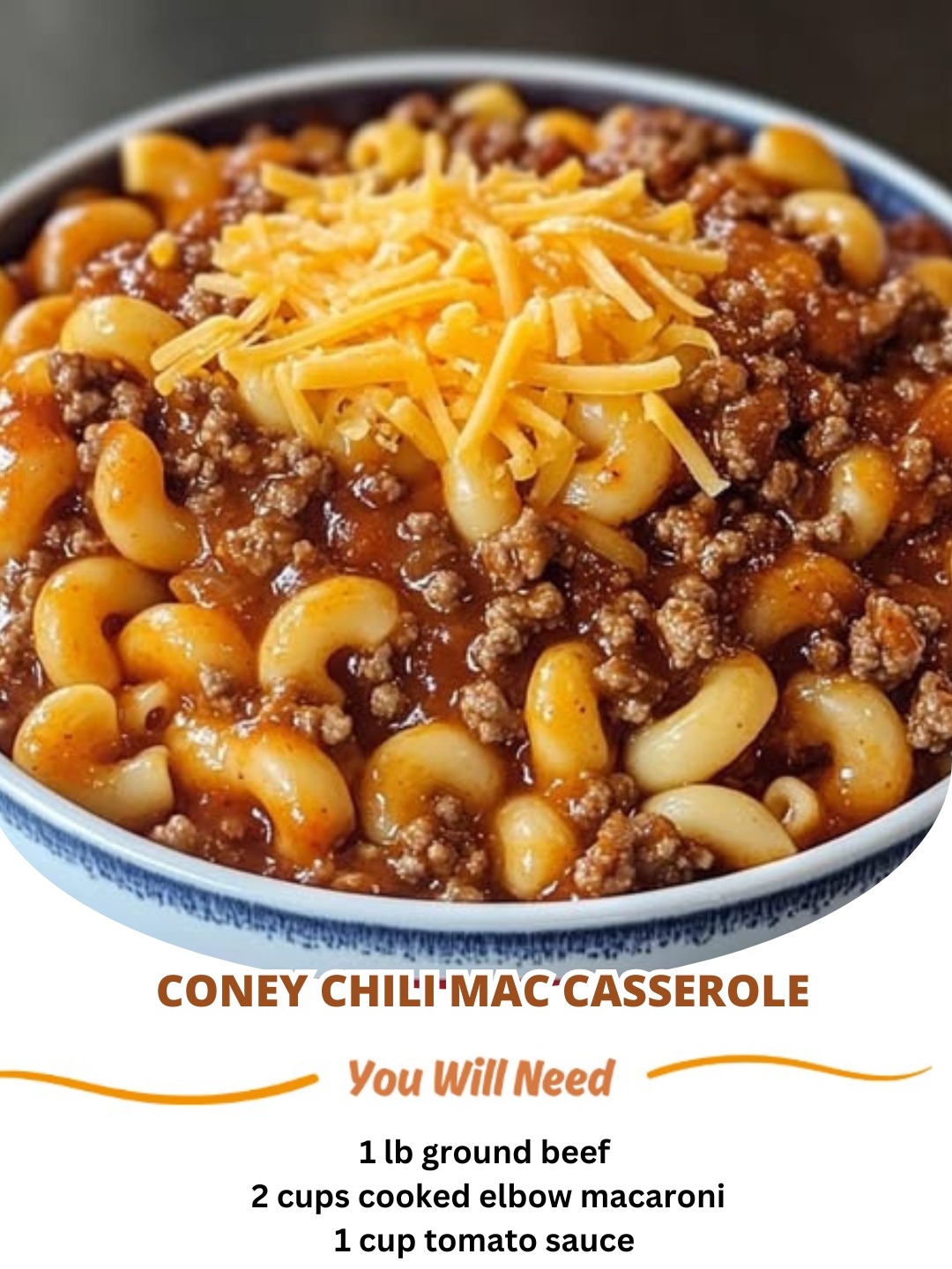 Coney Chili Mac Casserole