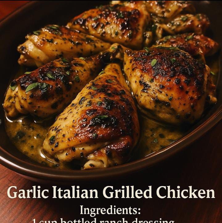 Garlic Italian Grilled Chicken